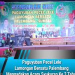 Paguyuban Pecel Lele Lamongan Bersatu Palembang  Mengadakan Acara Syukuran Ke 3 Tahun