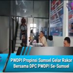 PWDPI Propinsi Sumsel Gelar Rakor Bersama DPC PWDPI Se-Sumsel