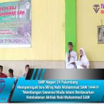 SMP Negeri 39 Palembang Memperingati Isra Mi’raj Nabi Muhammad SAW 1444 H “Membangun Generasi Muda Islami Berdasarkan  Keteladanan Akhlak Nabi Muhammad SAW”
