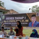 Mgs.H.Syaiful Padli , ST,MM Gelar Reses Tahap Satu Di Posyandu Sakura Dengarkan Aspirasi Warga dan Kader Posyandu Guna Atasi Stunting