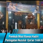 Pemkab Musi Rawas Hadiri Peringatan Nuzulul Qur’an 1444 H