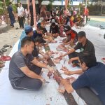 Penyembelihan Hewan Qurban Di SMAN 6 Palembang