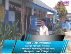 H.Nazili SH.,M.Si Mendapatkan Laporan Dari warga Mengenai SD Negeri 14 Palembang Pada Saat Reses, Meninjau Ke Lokasi SD Negeri 14