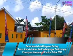 Camat Mendo Barat Berperan Penting Dalam Acara Advokasi dan Pendampingan Perlindungan Perempuan Kewenangan Provinsi Tahun 2023