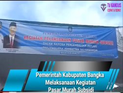 Pemerintah Kabupaten Bangka Melaksanakan Kegiatan Pasar Murah Subsidi