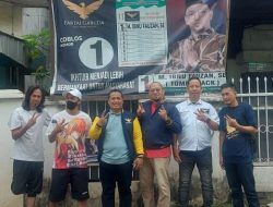 Partai Garuda Palembang Gelar Aksi Menyapa, Bagikan Souvenir dan Sarapan Pagi Hingga di Sambut positif Masyarakat