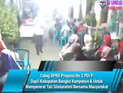 Caleg DPRD Propinsi No 3 PDI P Dapil Kabupaten Bangka Kampanye & Untuk Mempererat Tali Silaturahmi Bersama Masyarakat