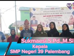 SMP Negeri 39 Palembang Melaksanakan Giat P 5 Dengan Tema Suara Demokrasi, Dengan Melakukan Pemilihan Ketua OSIS Dan Wakil Ketua OSIS