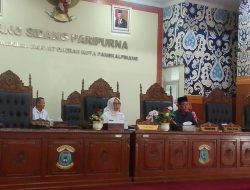 Sambutan Pj Walikota Pangkalpinang dalam Rapat Paripurna DPRD Bahas LPKPJ
