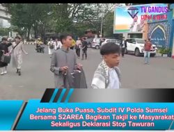 Jelang Buka Puasa, Subdit IV Polda Sumsel Bersama S2AREA Bagikan Takjil ke Masyarakat Sekaligus Deklarasi Stop Tawuran