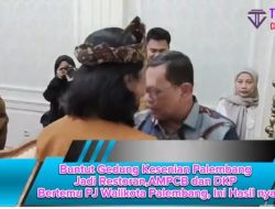 Buntut Gedung Kesenian Palembang Jadi Restoran, AMPCB dan DKP Bertemu PJ Walikota Palembang, Ini hasil nya
