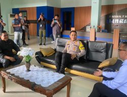 Kapolres Lubuklinggau Bersama Dandim 0406 Silaturahmi Dapur Redaksi Linggau Pos
