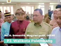 Sultan Palembang Darussalam,RM Fauwaz Diradja SH. M.Kn  MOU Informasi Kearsipan Statis Dengan Dinas Kearsipan Kota Palembang