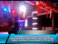 Pemerintah Desa Gunung Muda Bersatu Bersama Saling Bantu Dalam Acara Pesta Rakyat Malam Penutupan Memperingati HUT RI Ke- 79