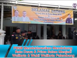 Paguyuban Bakso Solo Berseri (PBSB) Bersama 11 Paguyuban Mendeklarasikan Mendukung  Ratu Dewa & Prima Salam Menjadi  Walikota & Wakil Walikota Palembang