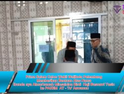 Prima Salam Calon Wakil Walikota Palembang Memberikan Bantuan Atas Nama Ibunda nya Almarhumah Minsainina Binti  Haji Busnawi Yasin ke PAKEM AT – Ta’ Aawanuu
