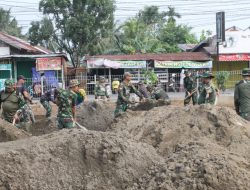 Kodim 0418/Palembang Kurve Pembersihan Bangunan Dapur Gizi