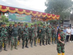 Hari Juang TNI AD,Kodim 0418/Palembang Kerahkan Prajurit Bersihkan Aliran Anak Sungai Sekanak