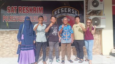 Ada Apa, Dhanny Mochtar Mendatangi Polrestabes Palembang