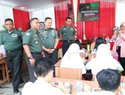 Dandim 0418/Palembang Dampingi Kasrem 044/Gapo Melaksanakan Program Dapur Masuk Sekolah Makan Siang Bergizi Di SD Kartika II – 3