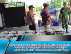 Reses Dapil 1 DPRD kota Palembang Massa Persidangan 3 Berkunjung Ke lapangan Pabrik Tahu Dan Tinjau Lokasi Akses Jalan Tertutup Dinding Rumah Warga