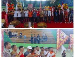 Pembukaan Kejuaraan Daerah Barongsai Resmi Digelar di GOR Sahabudin Pangkalpinang
