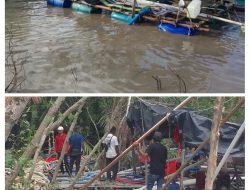 Warga Nelayan Desa Jada Bahrin Mengeluh, Ratusan Ponton TI Sebu Kuasai Sungai