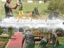 Kasdim 0418/Palembang Letkol Inf Dery Tinjau Kesiapan Taman Aspirasi dan Dapur MBG dalam rangka Sambut Kunjungan Kasad