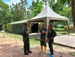 Kasdim Palembang Tinjau Kesiapan H-1 Persami KKRI di Majasdam II/Sriwijaya