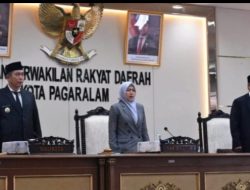 DPRD Kota Pagaralam Gelar Rapat Paripurna Bahas Tujuh Raperda Usulan Walikota