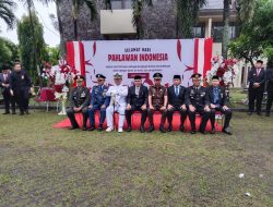 Mayor Inf Zainuri Danramil 07/ Sukarami Mewakili Dandim Palembang Hadiri Upacara Memperingati Hari Pahlawan Tahun 2025