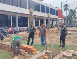 Dandim 0418/Palembang Letkol Arh Erik Novianto, S.Sos Tinjau Pembangunan KKMP di Kecamatan Sukarami