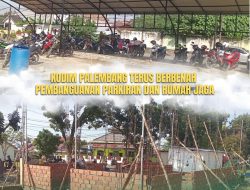 KODIM Palembang Terus Berbenah, Pembangunan Parkiran, Rumah Jaga, Pos Jaga, dan Aula /Gedung Serba guna Terus Dikebut