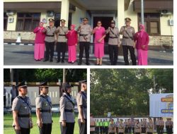 Polres Bangka Tengah Gelar Sertijab Kabag Ops dan Kasat Lantas