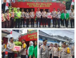 Kapolda Babel Bersama Seluruh Dir Polda Babel Turun ke Lapangan Pantau Pos Pelayanan Natal 2025 dan Tahun Baru 2026 di Pangkalpinang