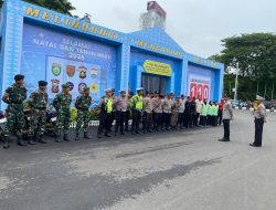Kodim 0418/Palembang Bersinergi Amankan Nataru 2025 di Kota Palembang