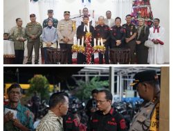 Bupati Bangka Tengah Bersama TNI-Polri Cek Pengamanan Malam Natal dan Pos Pelayanan Jelang Tahun Baru 2026