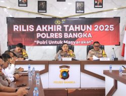 Polres Bangka Gelar Pres Release Akhir Tahun 2025 ; 10.169 Jiwa Masyarakat Kabupaten Bangka Selamat Dari Bahaya Narkoba.