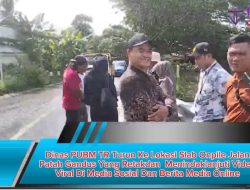 Dinas PUBM TR Turun Ke Lokasi Slab Onpile Jalan Patah Gandus Yang Retakdan  Menindaklanjuti Video Viral Di Media Sosial Dan Berita Media Online