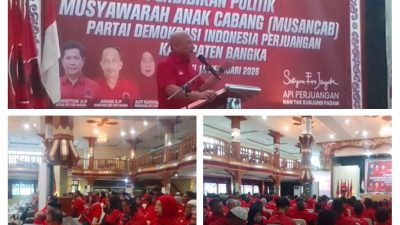 Ketua DPRD Babel H. Didit, Hadiri Musancab PDI Perjuangan Kabupaten Bangka di Tanjung Pesona