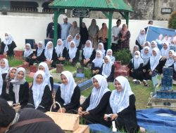 Ratusan Santri dan Dosen Al Lathifiyah Ziarah ke Makam KH Abdul Malik Tadjuddin Jelang Ramadan