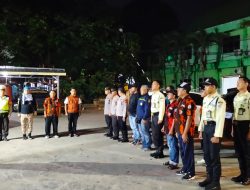 Polsek SU II Bersama PAC Pemuda Pancasila SU II Palembang Gelar Apel KRYD,  Antisipasi Tawuran dan Gangguan Kamtibmas Selama Bulan Ramadhan