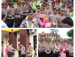 Kapolres Bangka Pimpin Upacara Wisuda Purna Bhakti