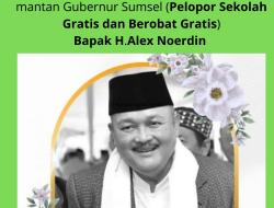 Mantan Gubernur Sumatera Selatan Periode 2008–2018, Alex Noerdin, Meninggal Dunia