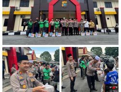 Polres Bangka Berbagi Kebahagiaan dengan Pembagian Takjil dan Bansos di Bulan Ramadan