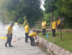 Polres Bangka Gelar Kegiatan Kurve di Hutan Kota Sungailiat