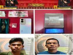 Satu Operasi Dua Tersangka, Satresnarkoba Polres Prabumulih Bongkar Transaksi Sabu