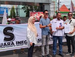 Massa SIRA Gelar Aksi di Kantor Gubernur Sumsel, Soroti Dugaan Pencemaran Limbah PT SON