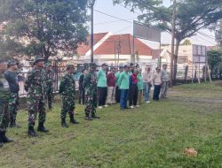 Koramil 418-01/Makrayu Gotong Royong Bersama Warga 30 Ilir Dukung Gerakan Nasional Indonesia Asri