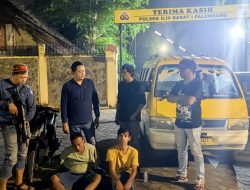 Polsek IB 1 Palembang Bekuk Spesialis Curat Motor, Satu Unit Angkot Jadi Barang Bukti